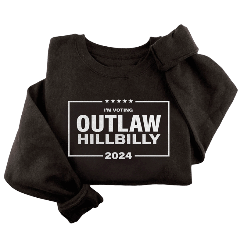 Mavivi Outlaw & Hillbilly Crewneck – Bold Graphic Sweatshirt for Rebels