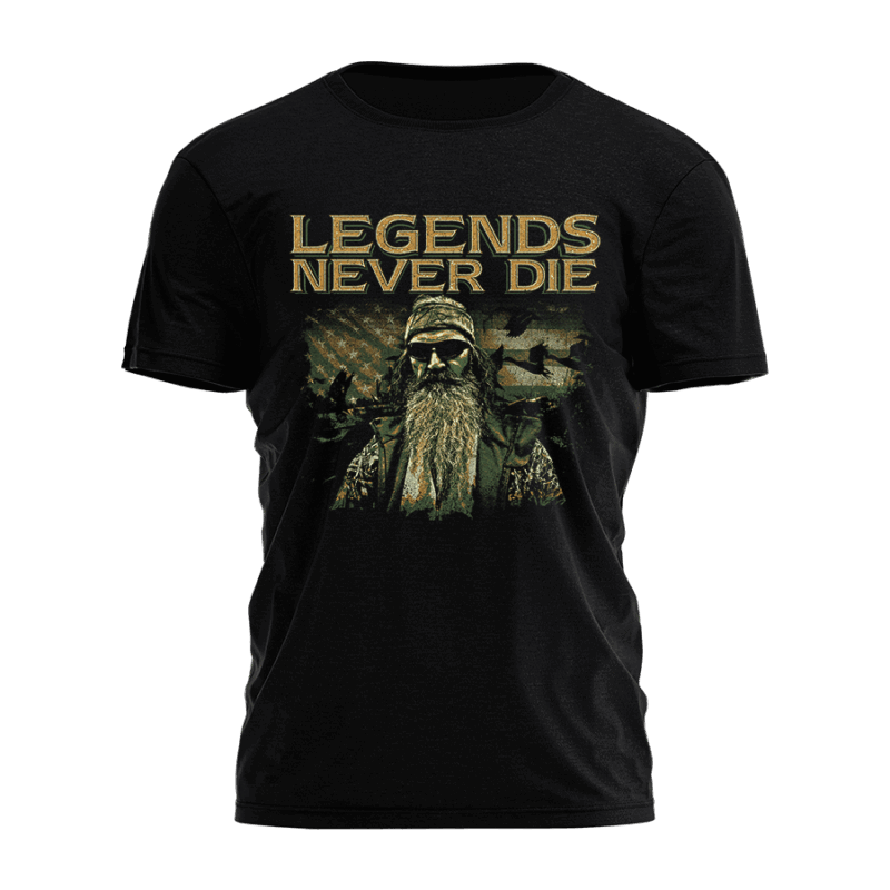 Mavivi Legends Never Die Graphic Tee – Inspirational Unisex Shirt