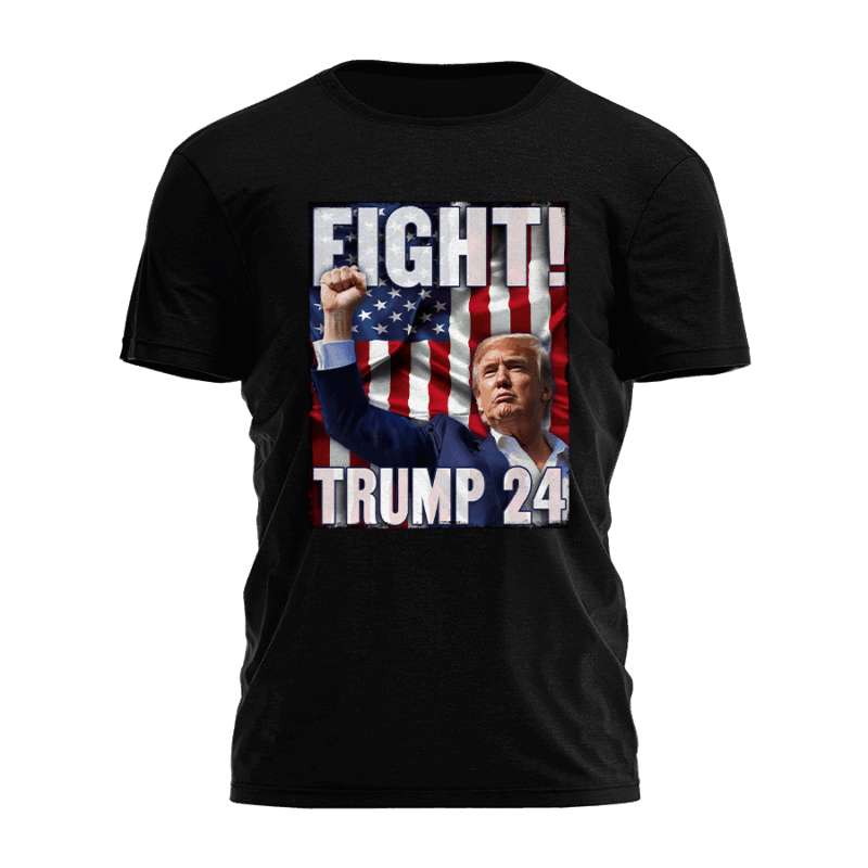 Mavivi Trump 24 Fight Tee – Bold Political Shirt for Supporters