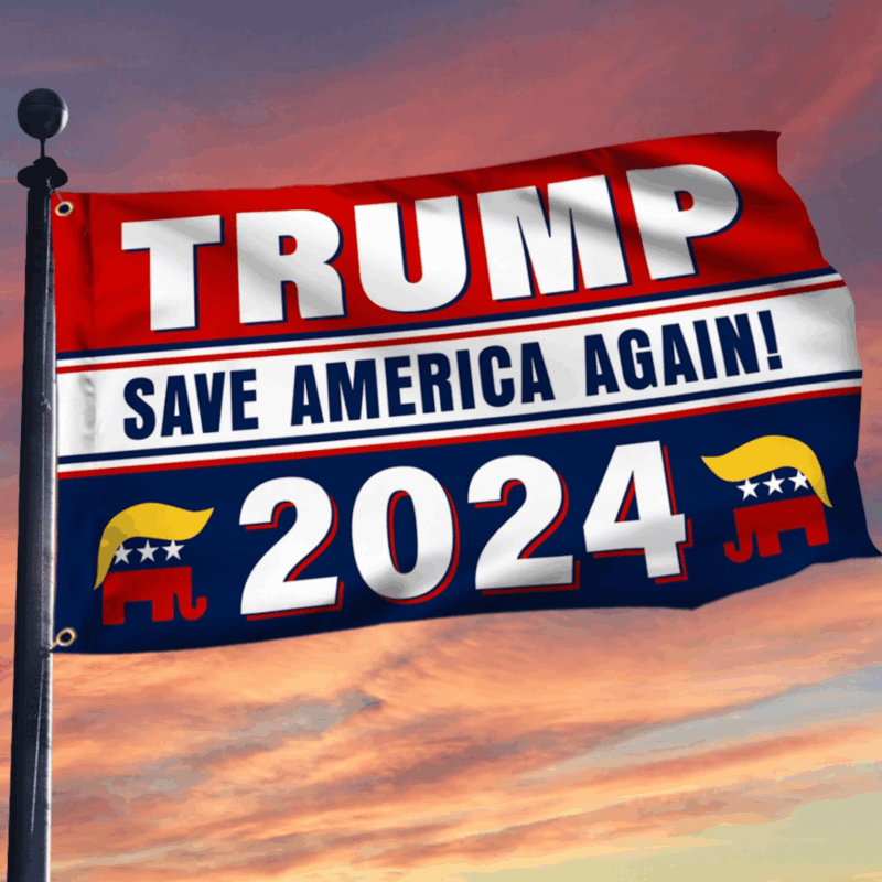 Mavivi Save America Again Flag – Patriotic Outdoor Banner