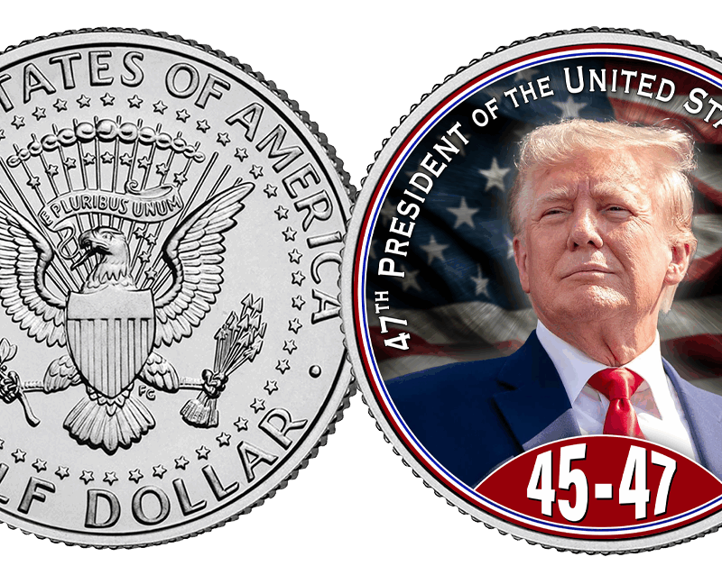 Mavivi JFK 45/47 President Half Dollar Coin – Collectible Memorabilia